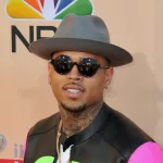 Chris Brown at the 2015 iHeart Radio Music Awards at the Shrine Auditorium. LOS ANGELES^ CA - MARCH 29^ 2015