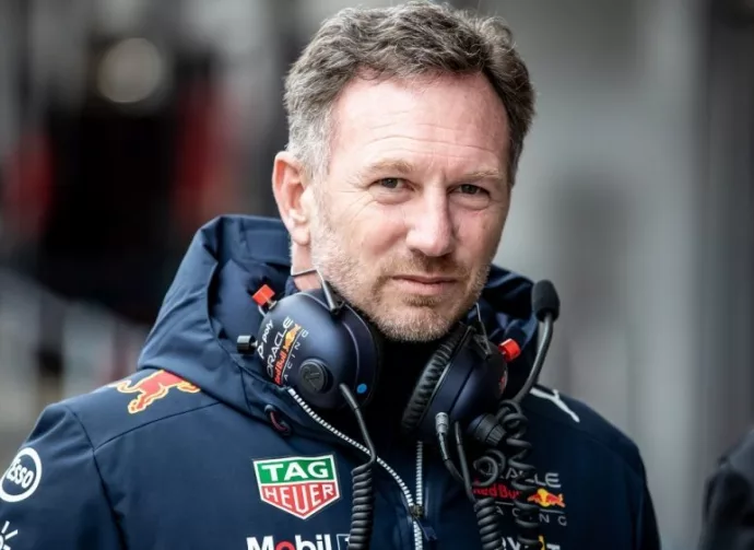 F1 test pre-season 2022. Christian Horner Team Principal^ Red Bull. Barcelona^ Spain. 23-25 February 2022