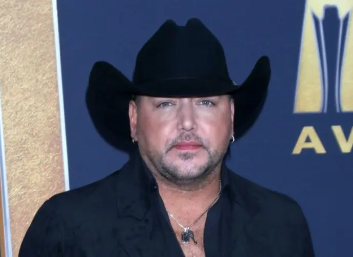 Jason Aldean at the 2022 Academy of Country Music Awards Arrivals at Allegient Stadium on March 7^ 2022 in Las Vegas^ NV