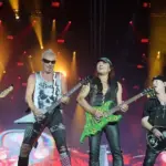 Scorpions rock band during a Rock in Rio concert in Rio de Janeiro. Rio de Janeiro^ Brazil^ October 4^ 2019