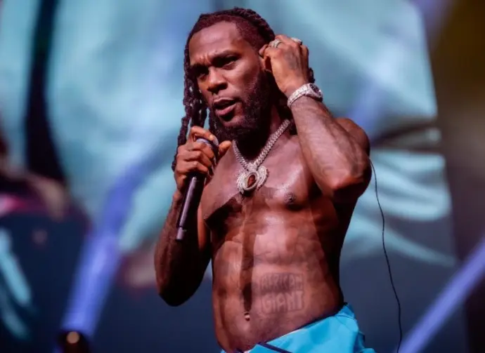 Concert of Burna Boy 14 April 2022. Ziggo Dome Amsterdam^ The Netherlands.