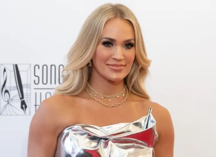 Carrie Underwood attends 2024 Songwriters Hall of Fame Induction and Awards Gala at Marriott Marquis Hotel in New York on June 13^ 2024