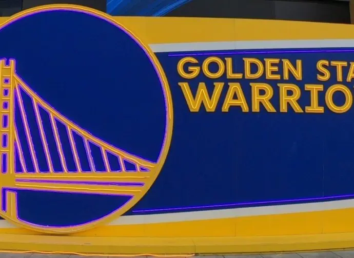 Chase Center /Golden State Warriors team logo San Francisco^ California^ USA^ June 29^ 2022.