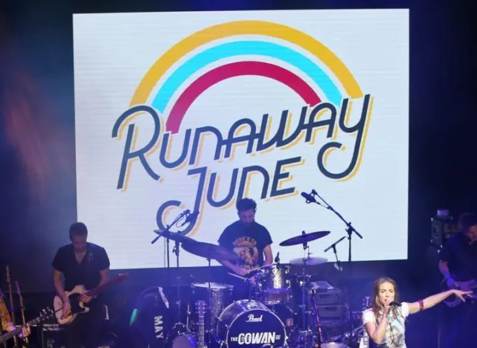 Runaway June perform at CMT's RAMJAM at TopGolf on June 3^ 2019 in Nashville^ Tennessee.