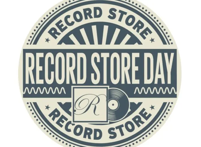 Record Store Day^ rubber stamp^ vector Illustration