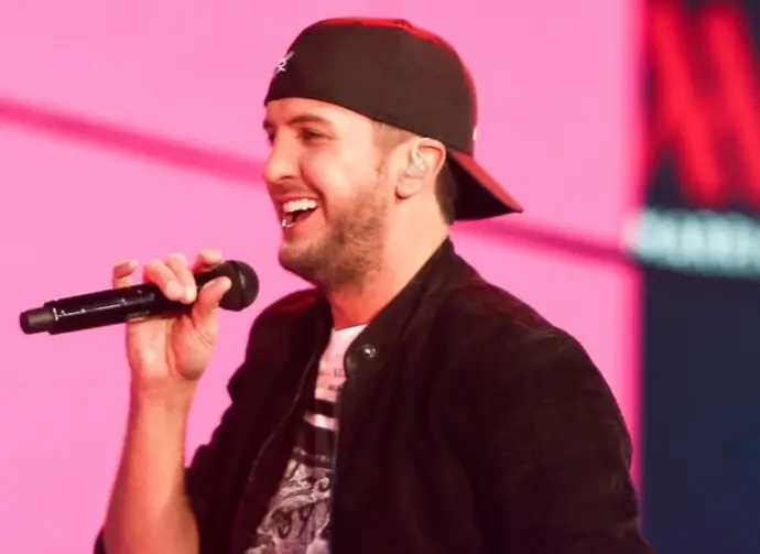 Luke Bryan performs during Dick Clark's New Year's Rockin' Eve at Times Square on December 31^ 2015 in New York City.