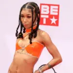 Coi Leray at the BET Awards 2021 Arrivals at the Microsoft Theater on June 27^ 2021 in Los Angeles^ CA