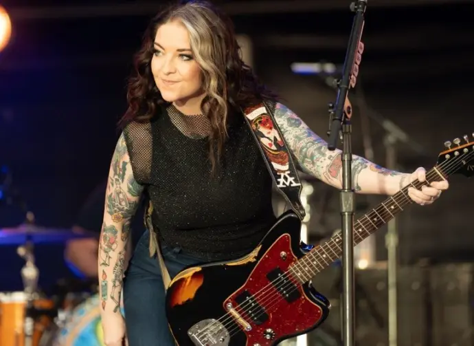 Ashley McBryde performs in concert on April 5^ 2024 in Fort Lauderdale^ Florida. The performance was part of the Tortuga Music Festival.