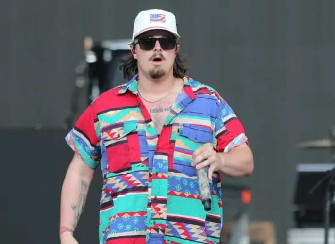 Hardy performs in concert during the "Can't Say I Ain't Country" Tour on July 20^ 2019 at Northwell Health at Jones Beach Theater in Wantagh^ New York. WANTAGH^ NY - JUL 20