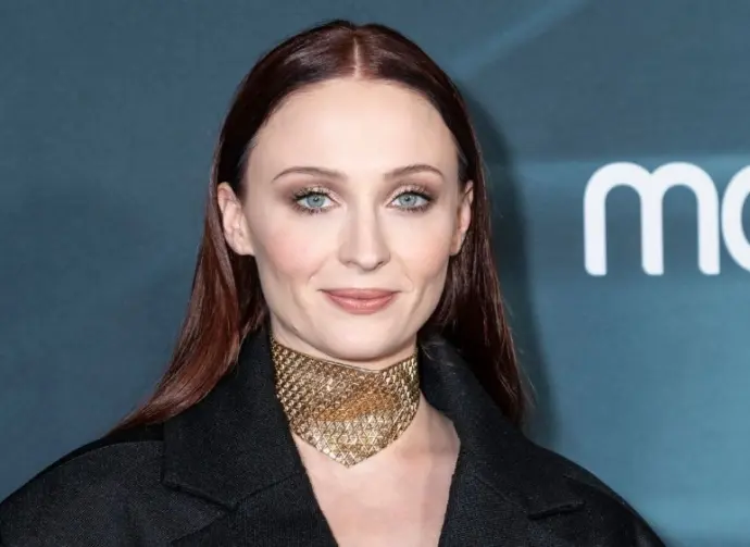 Sophie Turner wearing dress by Louis Vuitton attends 'The Staircase' TV show premiere at MoMA New York^ NY - May 3^ 2022