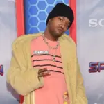 Kid Cudi arrives for the ‘Spider-Man: No Way Home’ LA Premiere on December 13^ 2021 in Westwood^ CA