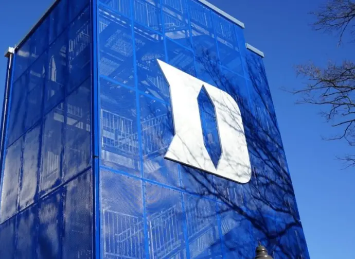 Duke University^ one of the top private research universities in the US^ is also very strong on athletics. Its teams are called the Blue Devils. DURHAM^ NC -2 DEC 2016