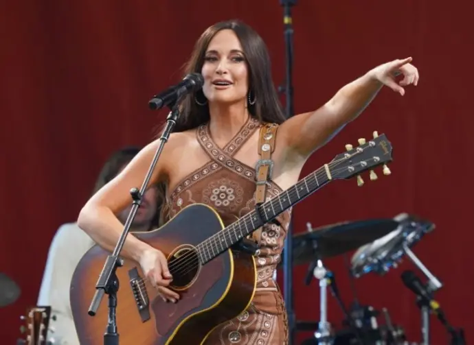 Kacey Musgraves performs at the 2025 New Orleans Jazz and Heritage Festival. New Orleans^ Louisiana - April 25^ 2025