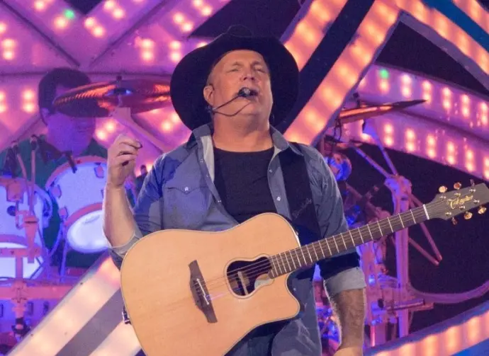 Garth Brooks performs before a sold out crowd at the Sleep Train Arena in Sacramento^ CA. Sacramento^ CA/USA - 3/27/2015