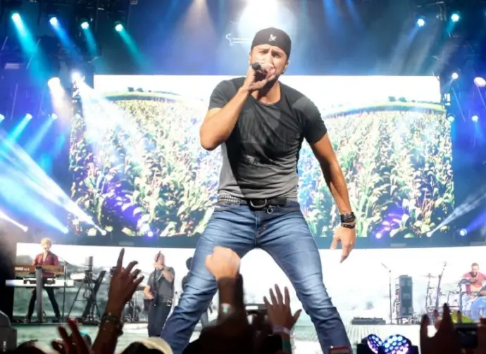 Luke Bryan performs in concert at the XFINITY Theatre on September 13^ 2014 in Hartford^ Connecticut.