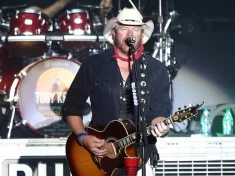 Country singer Toby Keith performs in concert at Country Thunder Arizona on April 8^ 2018 in Florence^ Arizona.