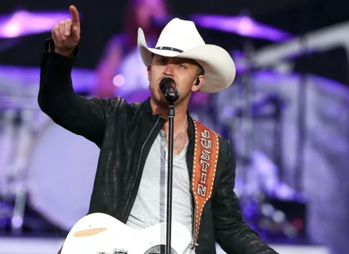 Justin Moore performs onstage at the 2015 FarmBorough Festival - Day 2 at Randall's Island on June 27^ 2015 in New York City.