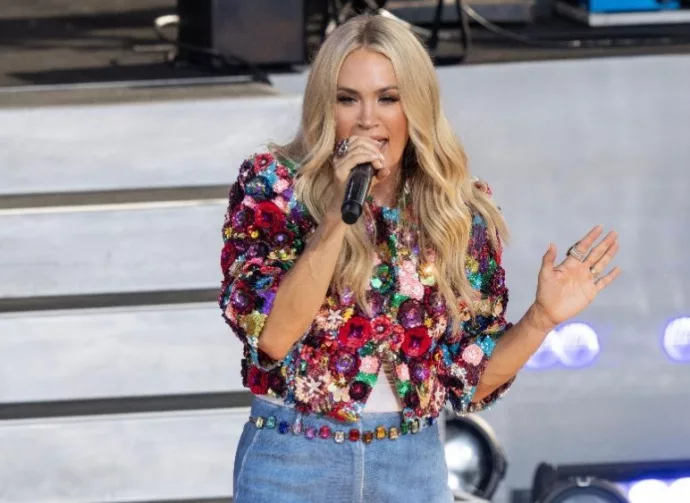 Carrie Underwood performs during GMA concert at Central Park in New York on August 2^ 2024