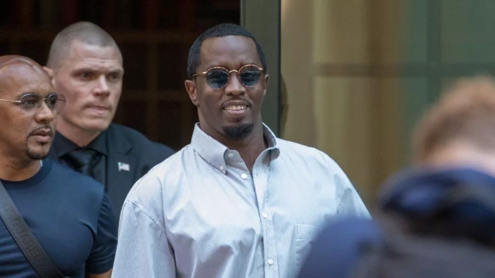 Sean “Diddy” Combs exiting the Crosby Street Hotel. Lower Manhattan NYC^ New York / USA - July 24^ 2019
