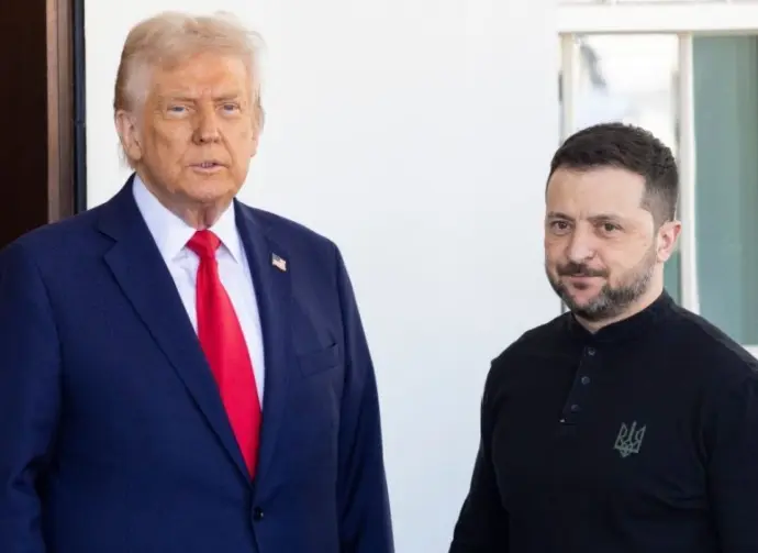 President Donald Trump welcomes Ukrainian President Volodymyr Zelenskyy to the White House. WASHINGTON – Feb. 28^ 2025