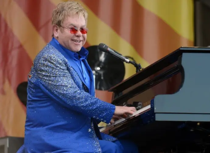 Sir Elton John headlines the New Orleans Jazz and Heritage Festival New Orleans^ LA - May 2^ 2015