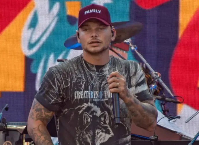 Kane Brown performs during the "We Love NYC: The Homecoming Concert" at the Great Lawn in Central Park on August 21^ 2021 in New York City. NEW YORK^ NY - AUGUST 21