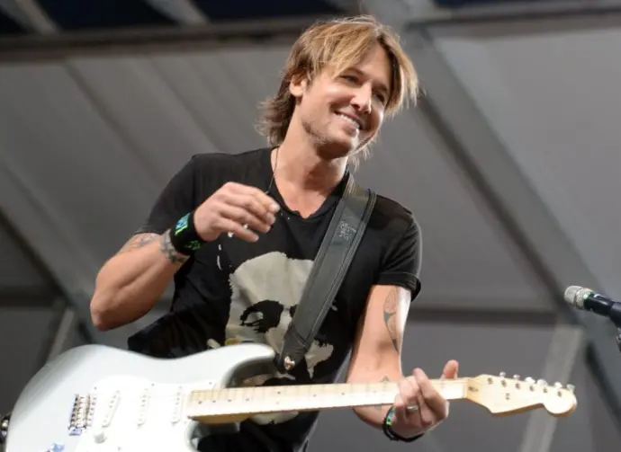 Keith Urban performs at the 2015 New Orleans Jazz and Heritage Festival. New Orleans^ LA - April 24^ 2015