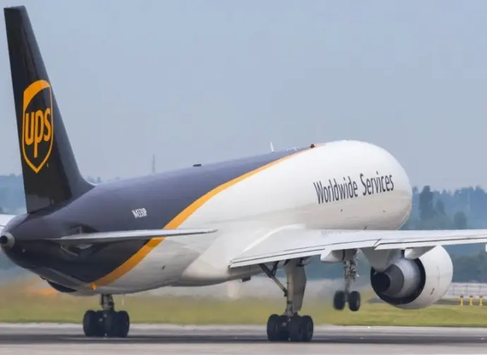 UPS Airlines Boeing 757-24APF REG: N433UP at Vaclav Havel Airport Prague. From Prague to Budapest. UPS Airlines is a major American cargo airline based in Louisville^ Kentucky.