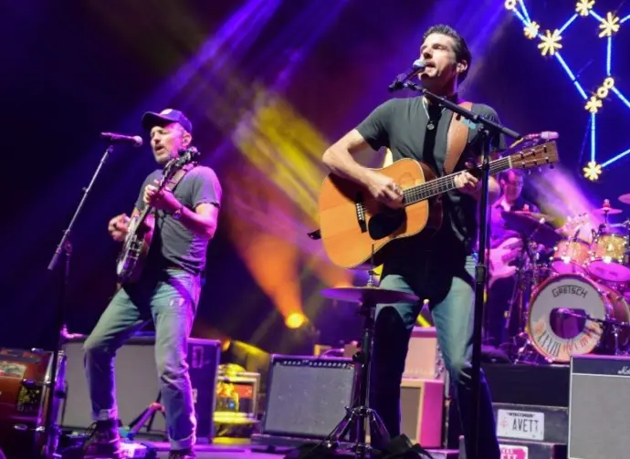 The Avett Brothers perform in Hollywood^ Florida on November 17^ 2024.