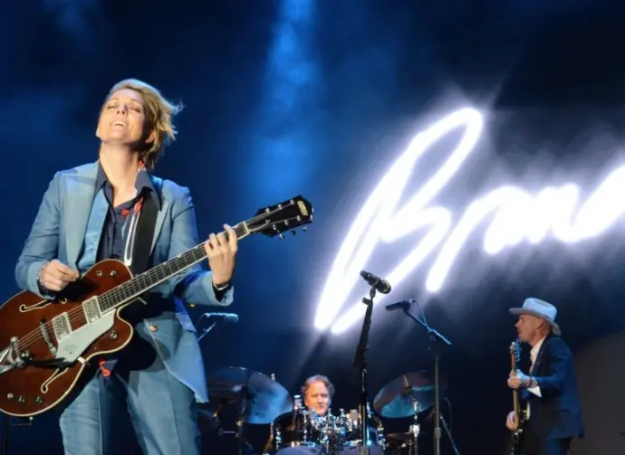 Brandi Carlile performs at the 2022 Sound on Sound Music Festival in Bridgeport^ Connecticut - September 25^ 2022