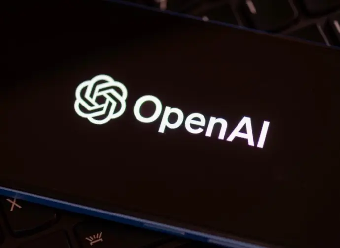 OpenAI logo seen on the screen of smartphone. AI software developer. London^ United Kingdom^ December 21^ 2022.