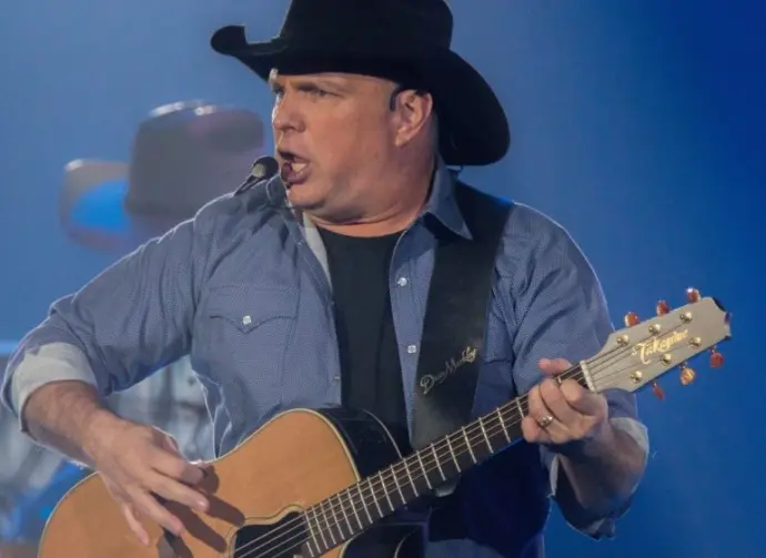 Garth Brooks performs before a sold out crowd at the Sleep Train Arena in Sacramento^ CA. Sacramento^ CA/USA - 3/27/2015