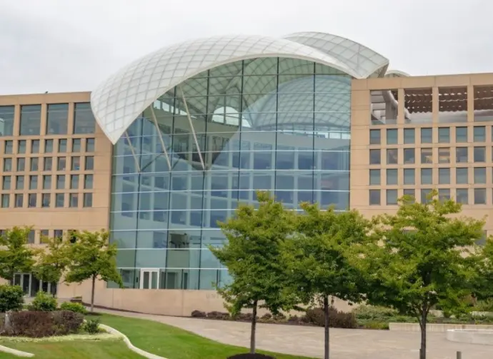 View of the United States Institute Of Peace building in the city of Washington DC^ USA. Washington DC^ USA - October 13^ 2017