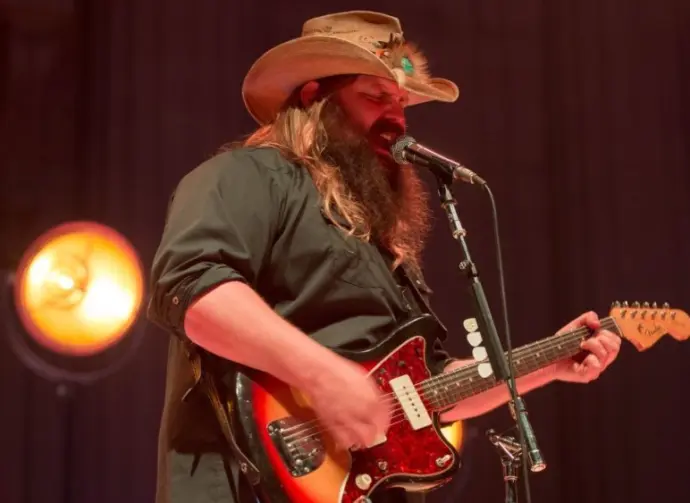 Chris Stapleton performs at the Greek Theatre in Berkeley^ CA. Berkeley^ CA/USA - 4/23/2016
