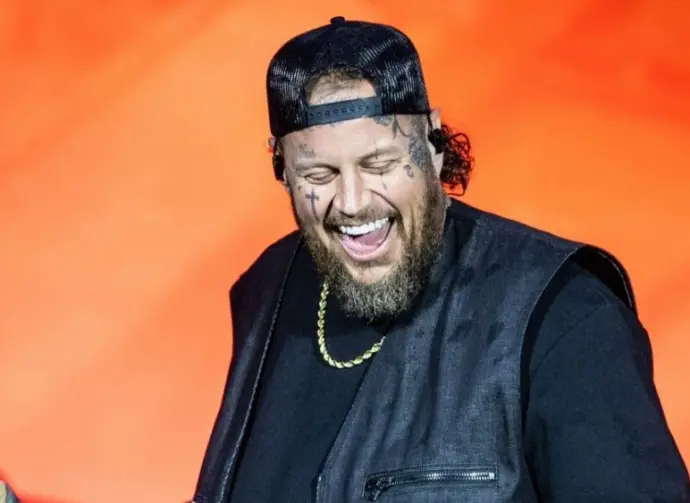 Jelly Roll performs at Tottenham Hotspur Stadium supporting on Post Malone's The BIG A$$ World Tour London^ UK - September 20^ 2025