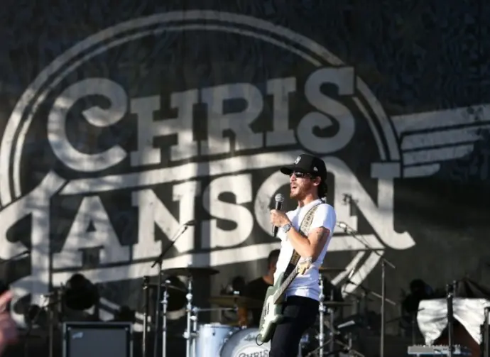 Chris Janson performs at the CountryFlo Music and Camping Festival on November 4^ 2016 in Lake Wales^ Florida.