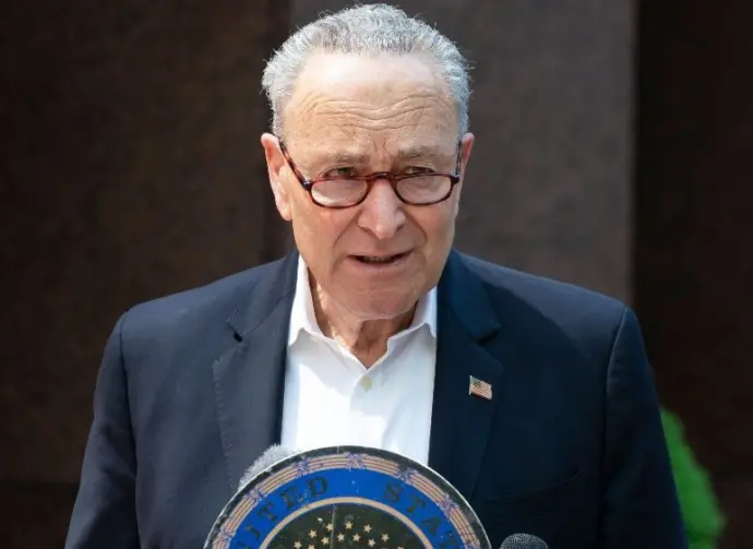 US Senator Chuck Schumer at 780 3rd Avenue New York^ NY - May 10^ 2020