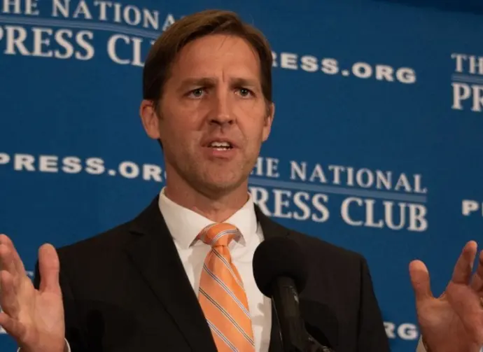 Senator Ben Sasse speaks to a luncheon at the National Press Club Washington^ DC/United States - October 31^ 2018