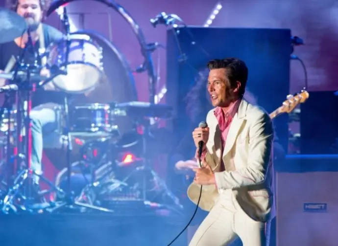 The Killers perform in concert at FIB Festival on July 20^ 2018 in Benicassim^ Spain. BENICASSIM^ SPAIN - JUL 20