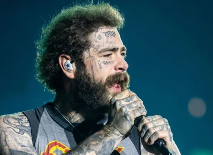 Post Malone performs at Tottenham Hotspur Stadium on his The BIG ASS World Tour London^ UK - September 20^ 2025