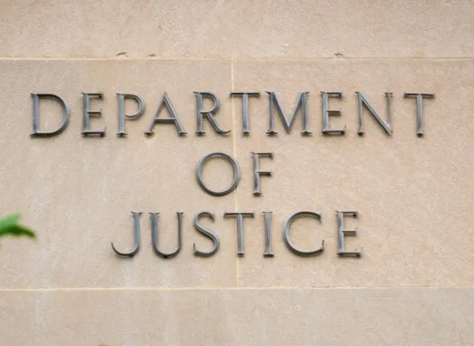 The United States Department of Justice (DOJ) in Washington D.C.^ USA