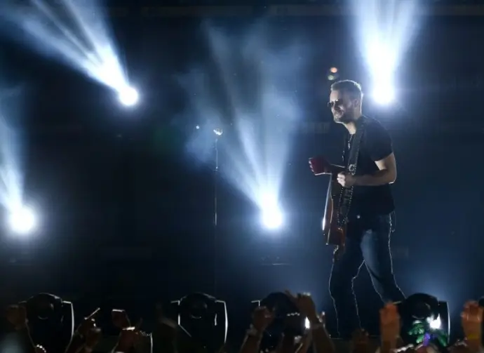 Eric Church performs onstage at the Runaway Country Music Fest at Osceola Heritage Park on March 20^ 2016 in Kissimmee^ Florida.