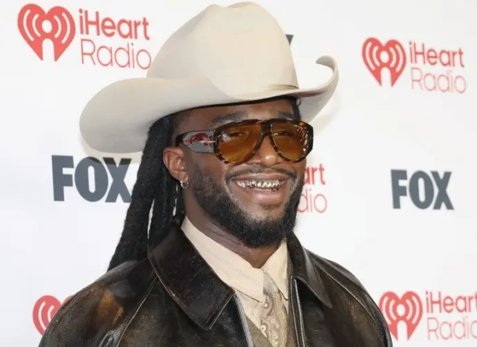 Shaboozey at the 2026 iHeartRadio Music Awards at Dolby Theatre LOS ANGELES^ CA - MARCH 26^ 2026