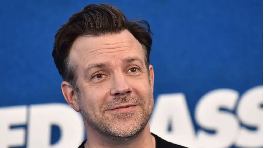 Jason Sudeikis arrives for the Ted Lasso Season 2 Premiere on July 15^ 2021 in West Hollywood^ CA