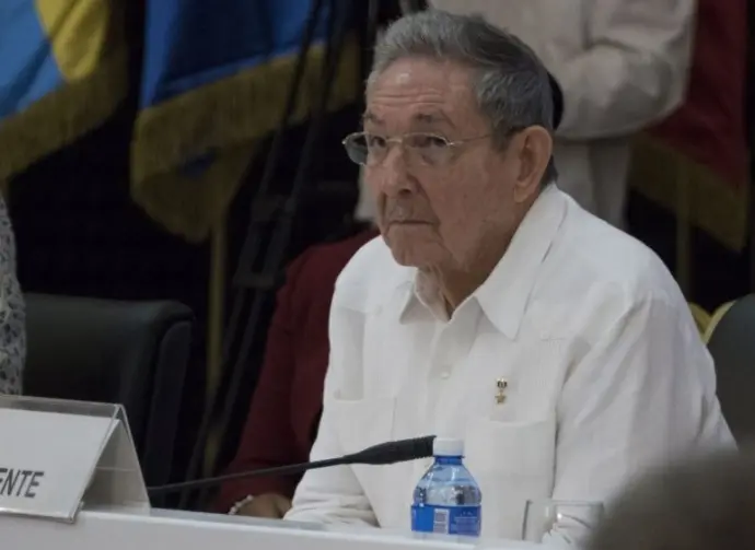 Cuban President Raul Castro at the Opening of the 22nd Meeting of the Association of Caribbean States Ministerial Council Havana^ Cuba. March 10th 2017