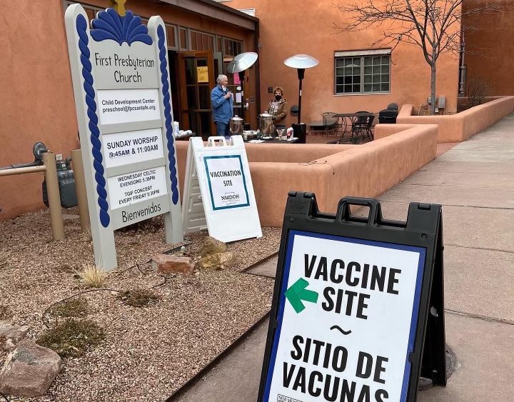 first-presbyterian-church-of-santa-fe-vaccine-clinic-january-31-2022