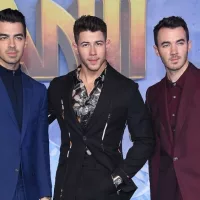 Jonas Brothers arrives for the Jumanji: The Next Level Los Angeles Premiere on December 09^ 2019 in Hollywood^ CA