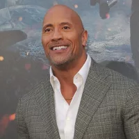 Dwayne Johnson at the Los Angeles premiere of 'Rampage' held at the Microsoft Theater in Los Angeles^ USA on April 4^ 2018.