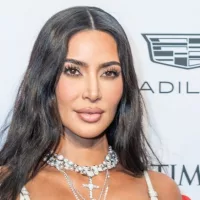 Kim Kardashian wearing dress by John Galliano attends 2023 TIME100 Gala at Jazz at Lincoln Center in New York on April 26^ 2023