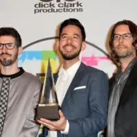 Linkin Park at the 2017 American Music Awards at the Microsoft Theatre LA Live. LOS ANGELES^ CA - November 19^ 2017